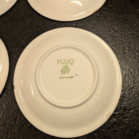 (5) Piece Furio Italy Dish Wear In Purple Blue And Green 8" Plates - Picture 7 of 10